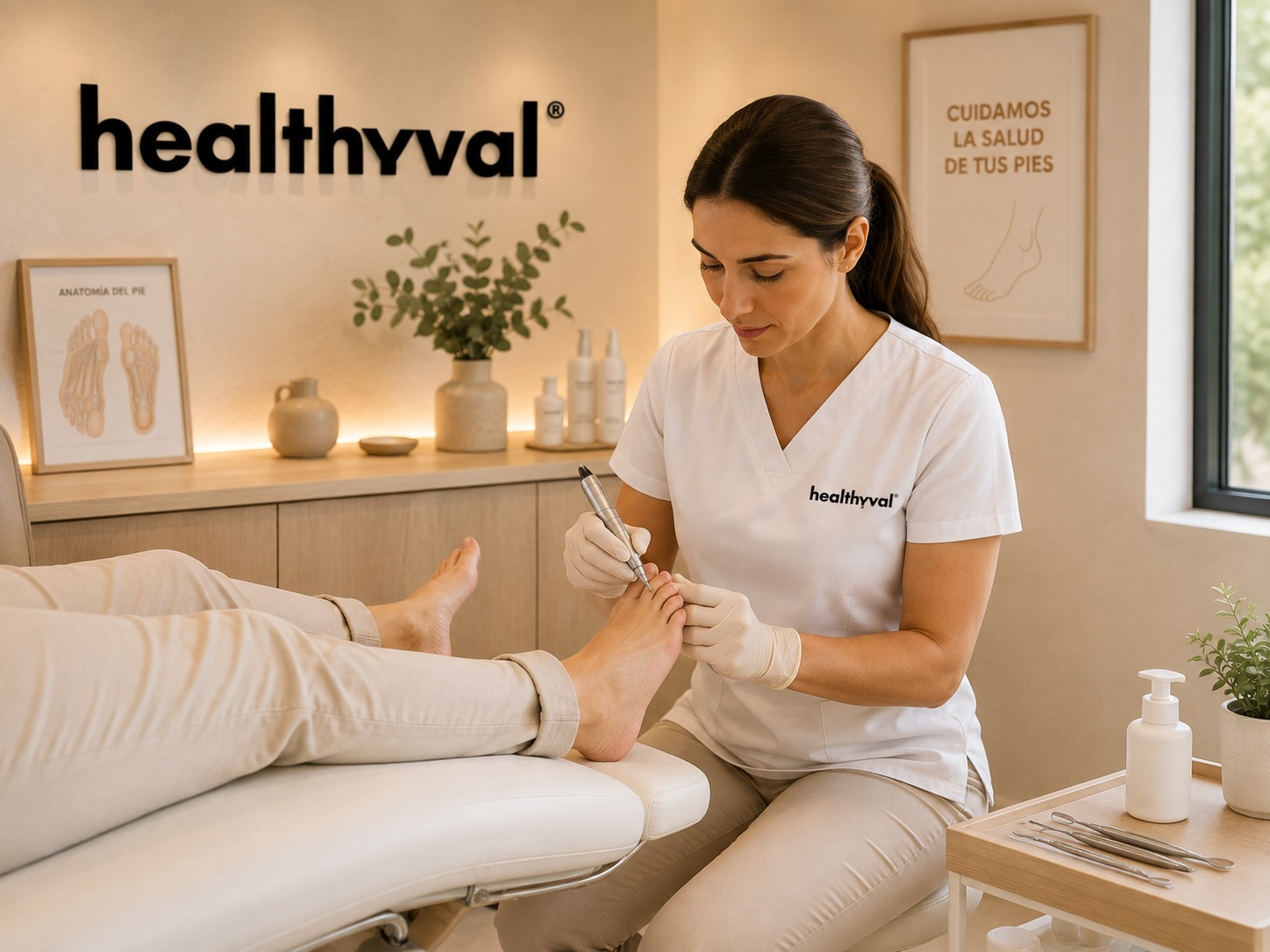 Consulta de podología en Clínicas HealthyVal