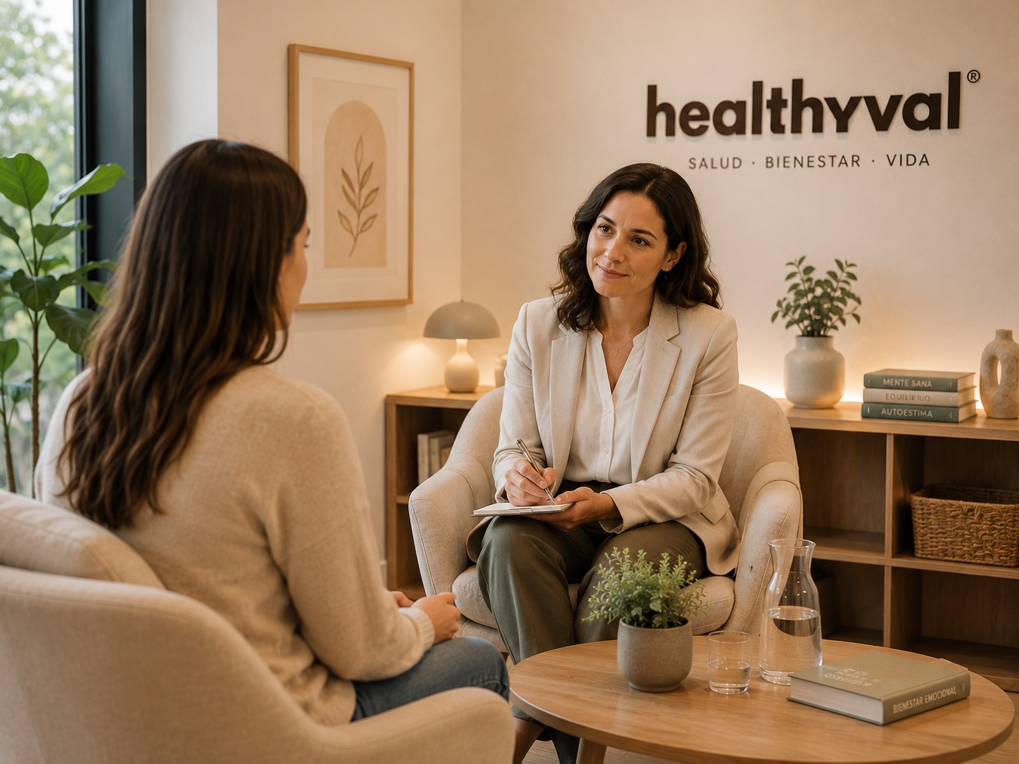 Sesión de psicología en HealthyVal