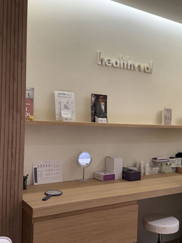 Espacio interior de la clínica HealthyVal
